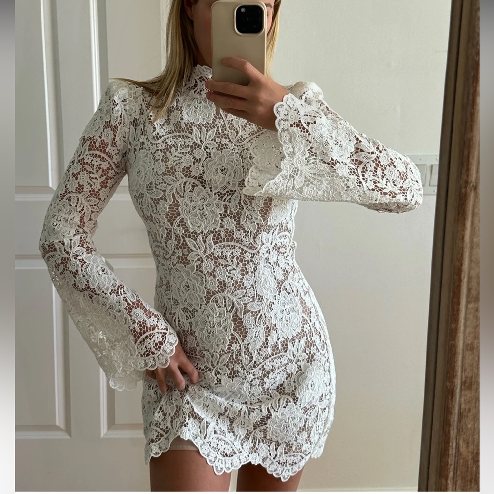 Stone Cold Fox Kerr black lace mini dress - Picture 8 of 8
